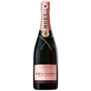 Champagne moet chandon rosé imperial.